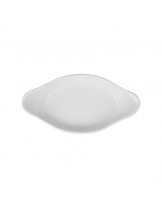 Superwhite Oval Eared Dish 28cm