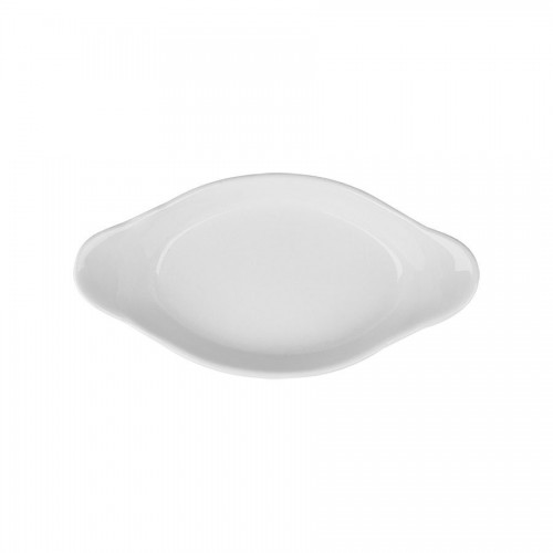 Superwhite Oval Eared Dish 28cm