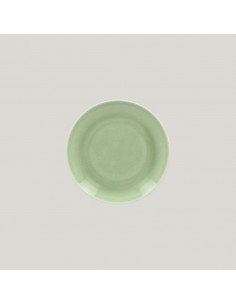 Vintage Flat Coupe Plate 21cm Green