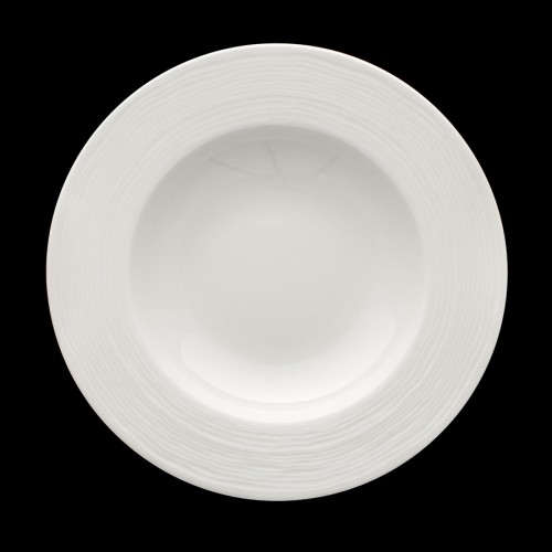 Crème Rousseau Rimmed Bowl 30cm / 12in