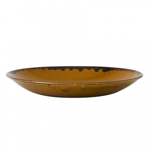 Harvest Brown Deep Coupe Plate 28.1cm 11 inch