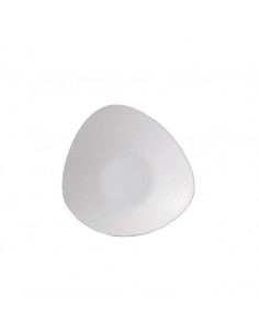 Lotus Melamine Shallow Bowl 35.5 x 35cm White