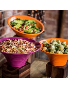 Mirage Oasis Flared Buffet Bowl 35cm Seville Orange 2