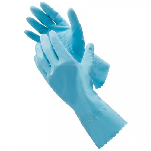 Gloves Natural Rubber Blue Small (Pair)