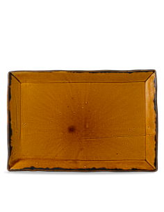 Harvest Brown Large Rectangular Tray 2