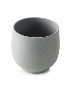 No.W Cup 8cl Matt Grey Recyclay