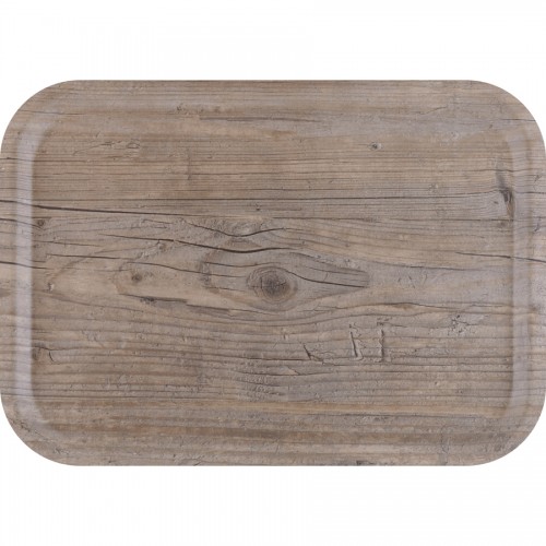 Laminate Vintage Wood Effect Tray 375X 265Mm