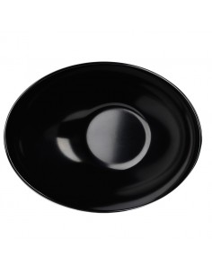 Plastic Black Melamine Moonstone Buffet Bowl 450cl