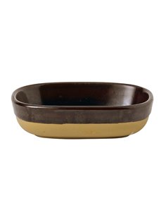 Emerge Cinnamon Brown Shallow Tray 12cm