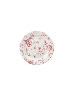 Vintage Cranberry Rose Chintz Plate 16.5cm