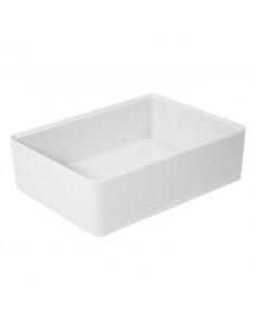 Kata White Melamine Crock 260x345x100mm 6700ml