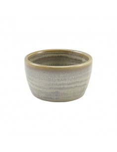 Terra Porcelain Matt Grey Ramekin 13cl