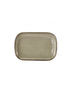 Terra Porcelain Grey Rectangular Plate 29 X19.5cm