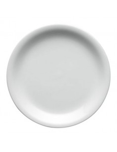 Superwhite Plate Narrow Rim 24cm 9.5 inch