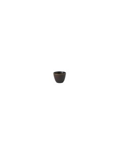 Cinnamon Brown Two Tone Contour Chip Mug 10Oz