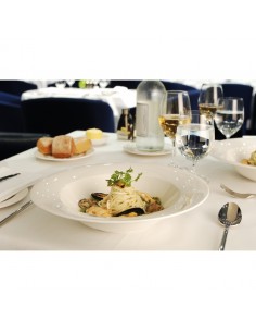 Glacier Rimmed Pasta / Soup Bowl - White 27.5cm 2