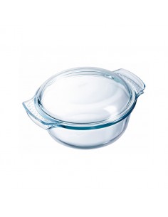 Casserole Clear Glass Round 3.75ltr