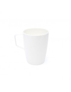 Handled Mug White Polycarbonate 28cl