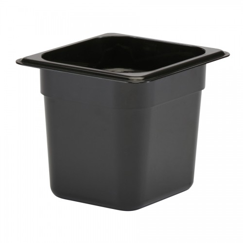 Gastronorm Container Poly 1/6 150mm Black