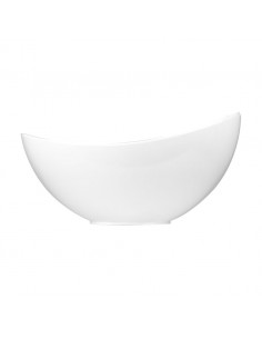 Alchemy Moonstone Bowl 36 x 28cm White