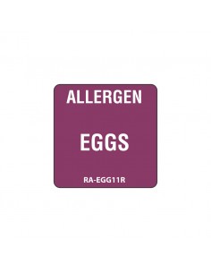 Egg Allergen label 2.5cm (Rol 500)