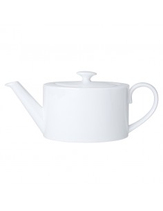 Coupe White 4 Cup Oval Teapot 70cl