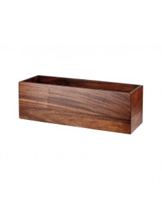 Buffet Wood Rectangular Riser Medium 47x15x15cm