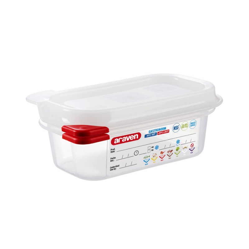 Polypropylene Airtight Container 1/9 0.6L