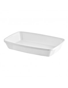 19Cm White Polycarbonate Plate