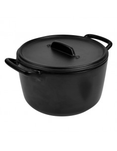 Black Melamine Casserole Pot 228x180x119mm