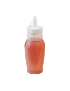 Sauce Bottle Clear Plastic 33cl