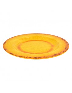 Orange Casablanca Melamine Dinner Plate