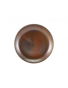Terra Porcelain Copper Coupe Plate 19cm 2