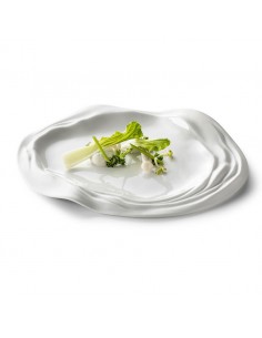 Barcelona Plate 21cm Gloss/Matt White