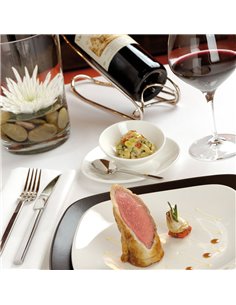 Monaco Quadro Plate Square White 28 x 18cm 2