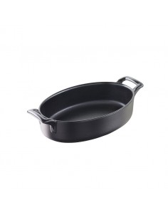 Belle Cuisine Oval Baking Dish Deep Black