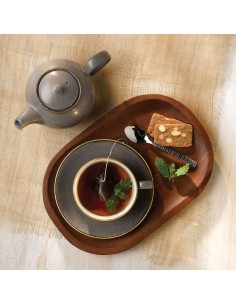 Stonecast Peppercorn Grey Saucer 15.6cm 2