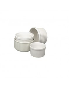 Classic Ramekin Fluted White 11cl 2