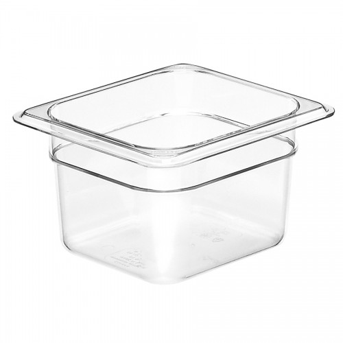 Gastronorm Container Poly 1/6 100mm Clear