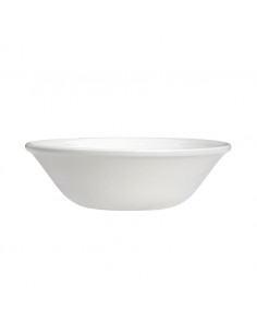 Bead White Oatmeal Bowl 16.5cm