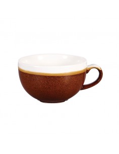 Monochrome Cinnamon Brown Cappuccino Cup 8oz