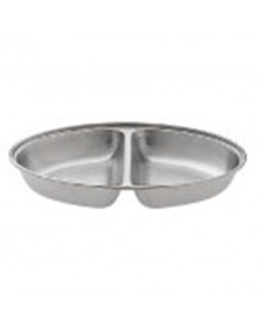 Serving Dish Two Comp S/S Oval 36 x 21.5 x 4cm