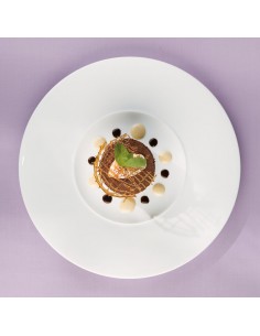 Ambience Plate Standard Rim White 21.7cm 2