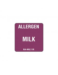 Milk Allergen Label 2.5cm (Roll 500)