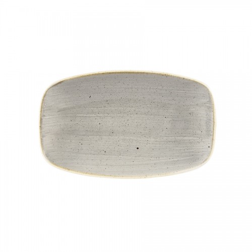 Stonecast Grey Oblong Chefs Plate No. 8