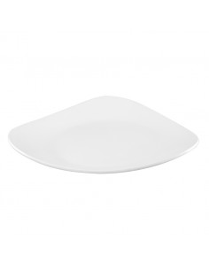 Lotus Melamine Platter 35 x 32.5cm White