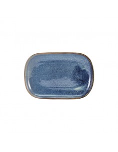 Terra Porcelain Aqua Rectangular Plate 24 X16.5cm 2