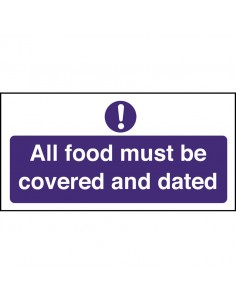 Kitchen Food Safety Food Must Be Covered