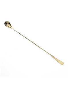 Japanese Style Bar Spoon 13 3/16in 33.5cm Gold Plate