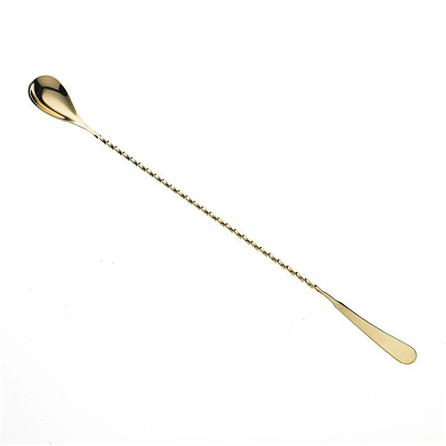 Japanese Style Bar Spoon 13 3/16in 33.5cm Gold Plate